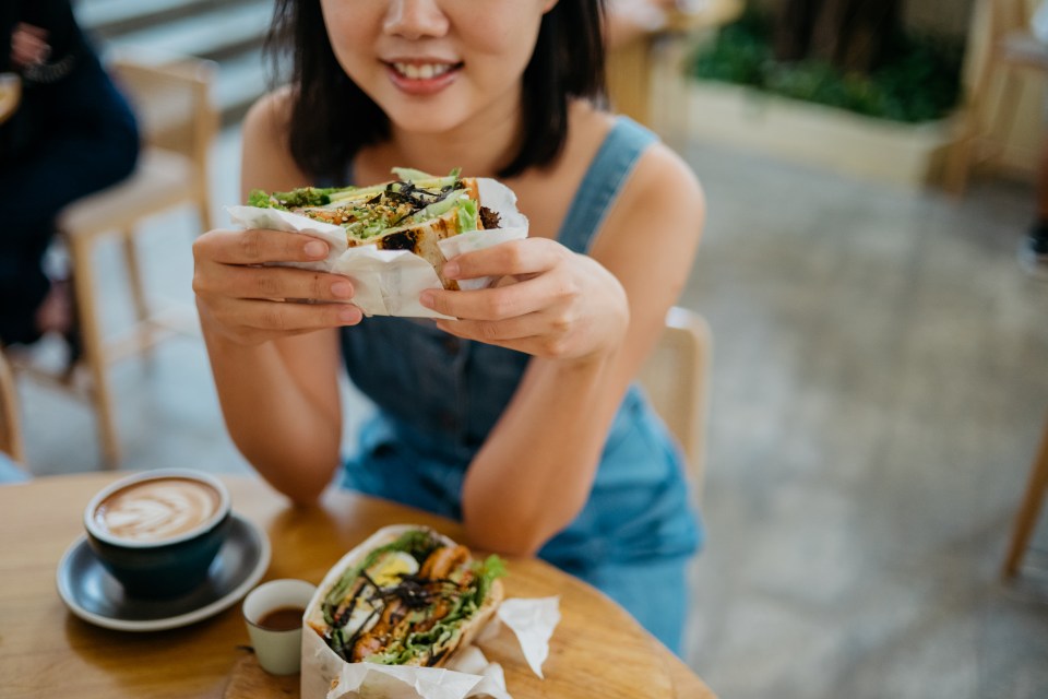 Studies suggest that when we sit facing a buffet we’re more inclined to go back for more