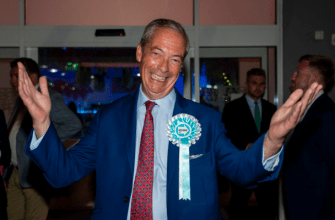 Nigel Farage tonight after hearing the exit poll results