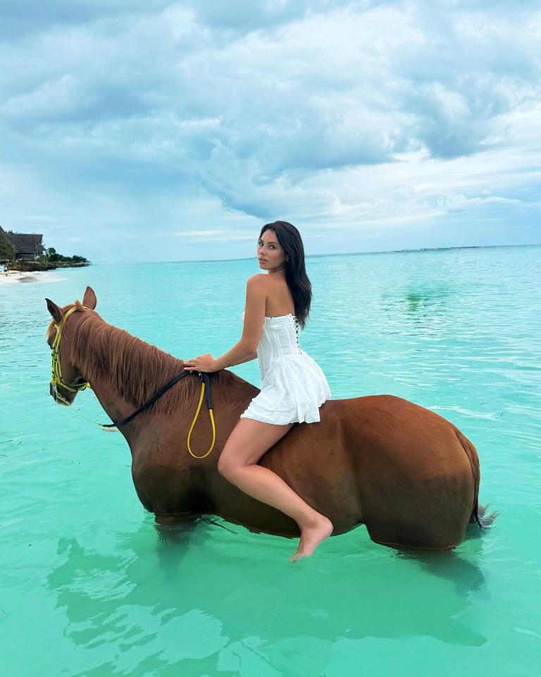 Paige has been sharing stunning snaps from her luxury getaway