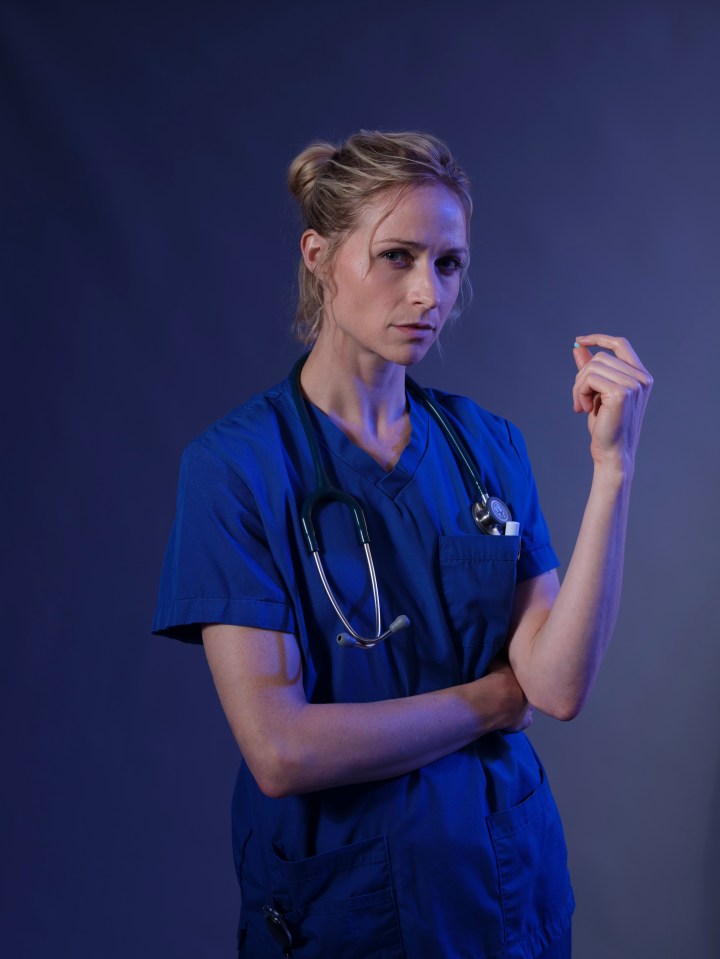 Niamh Algar as Dr Lucinda Edwards in the first series of ITV drama Malpractice