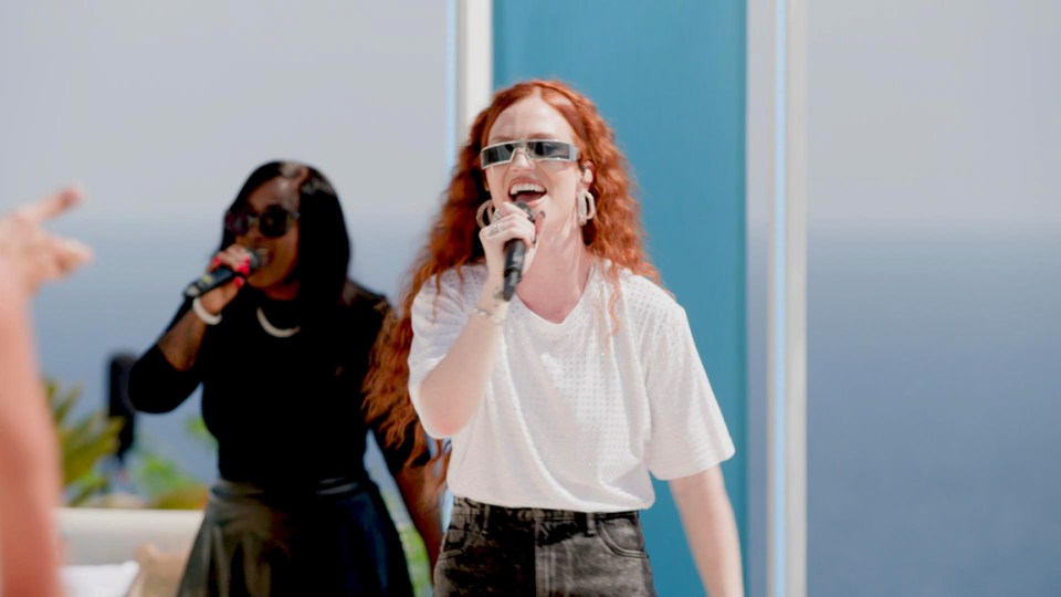 Jess Glynne appeared on last night's Love Island