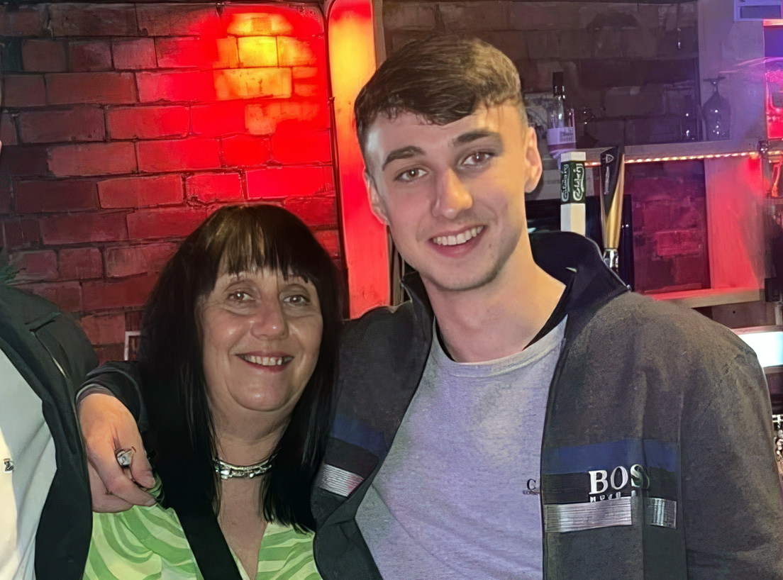 Jay with mum Debbie Duncan