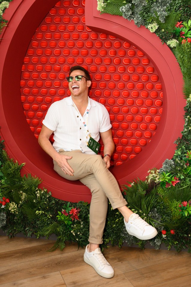 Joe was enjoying a few drinks at the Vodafone suite at Wimbledon before heading home