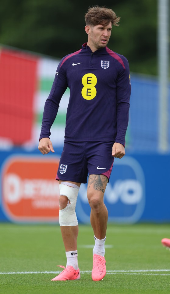 John Stones is dealing with a knee issue