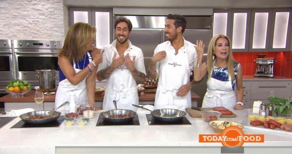 They're now TV chefs and have been on the Today Show in USA