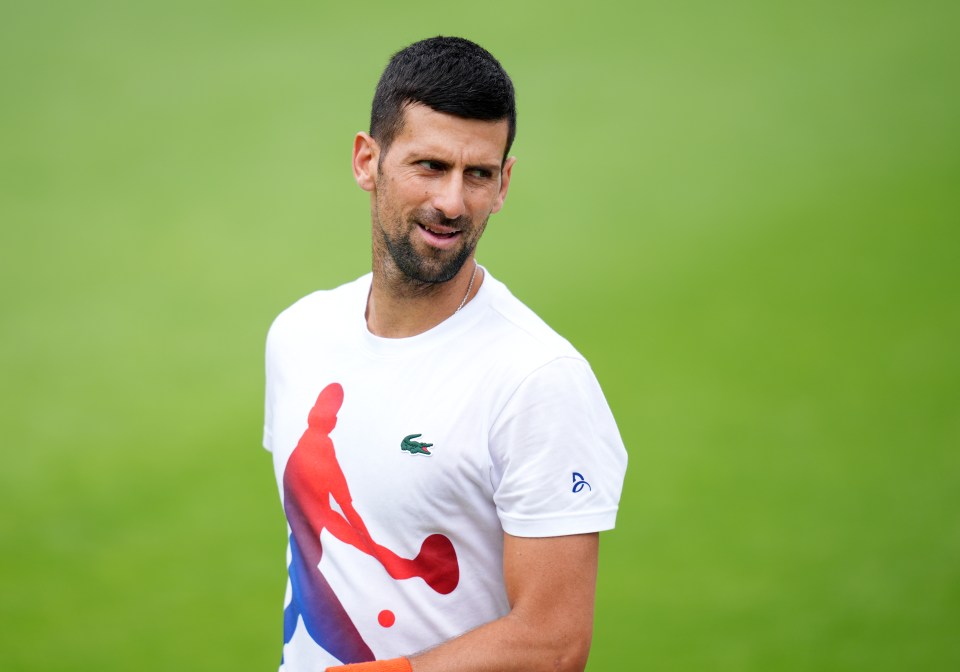 Novak Djokovic is set to play Lorenzo Musetti tomorrow on Centre Court