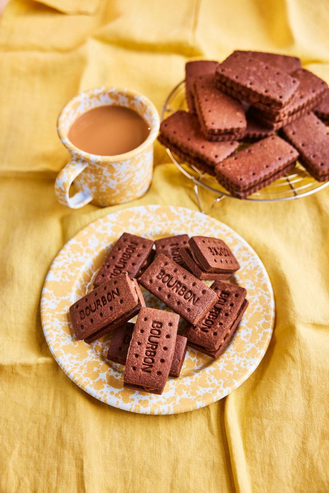 Indulge in some chocolatey bourbons on your tea break