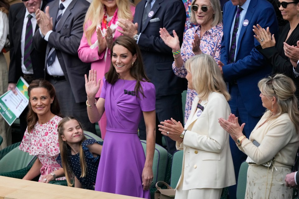 Princess Kate arrived at Wimbledon to a standing ovation after her health struggles