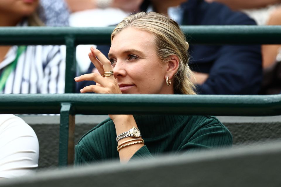 Katie Boulter cheered on Alex de Minaur