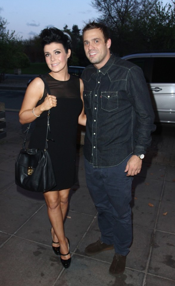 DUBLIN, IRELAND - APRIL 27: Kym Marsh and Jamie Lomas arrive at the Late Late Show on April 27, 2012 in Dublin, Ireland. (Photo by Phillip Massey/FilmMagic)