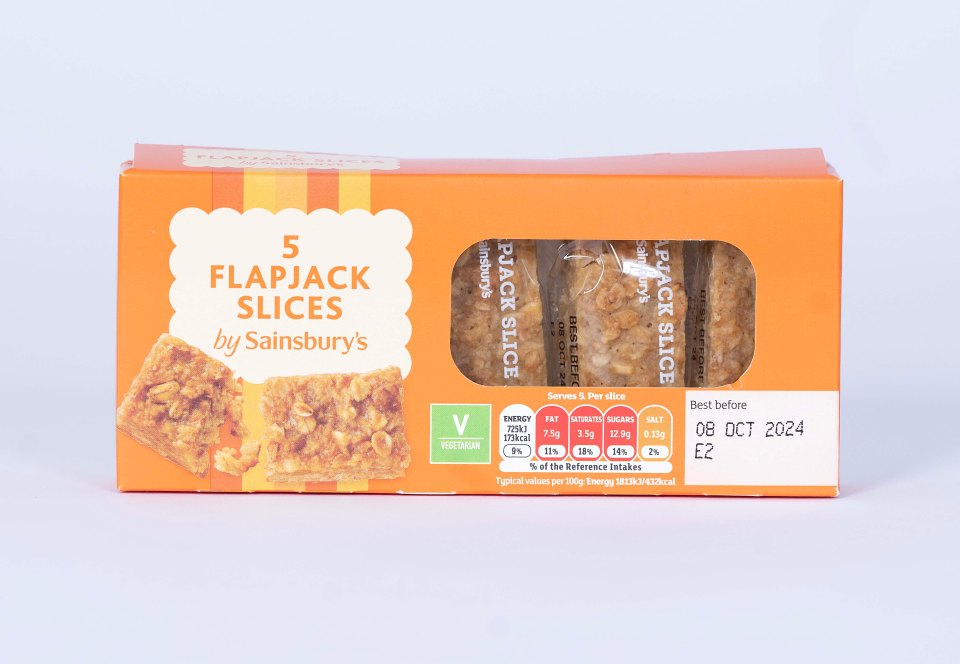 Sainsbury's flapjacks are very tasty – and top value too