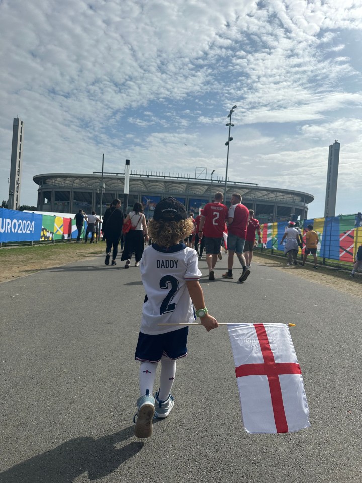 Lauryn previously posted a snap of Kairo before the Denmark match