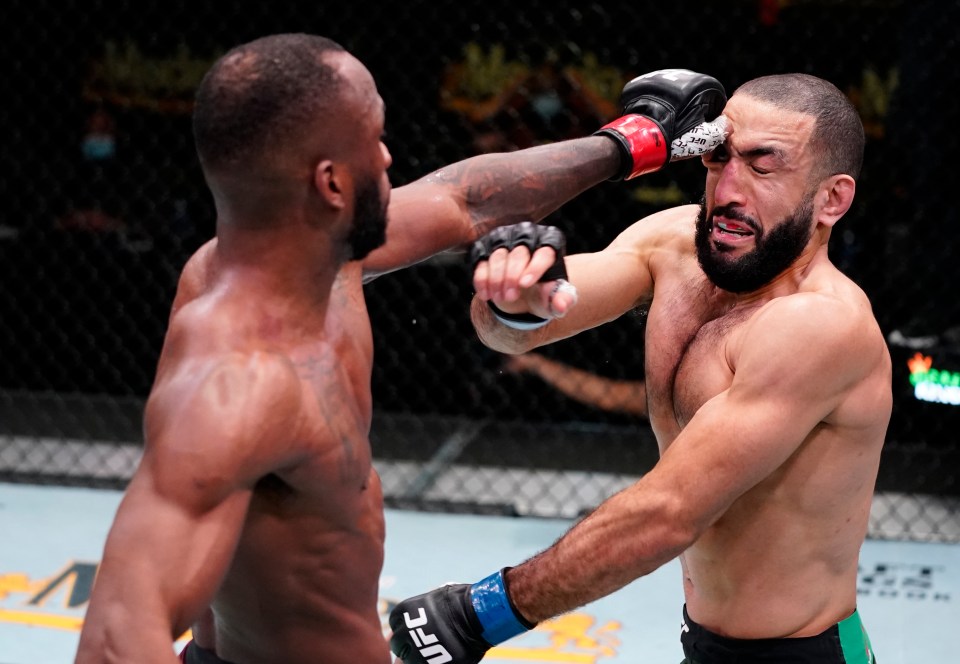 Leon Edwards' first meeting with Belal Muhammad ended due to an accidental eye poke