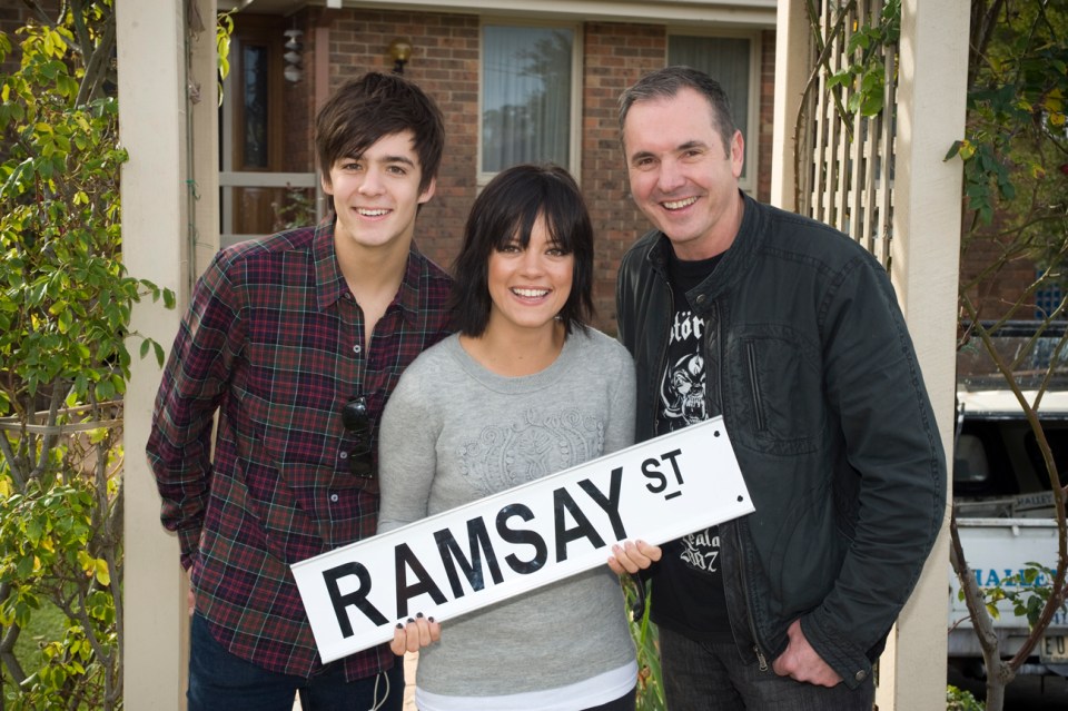 Lily Allen promoted her album, It's Not Me, Its You on Neighbours