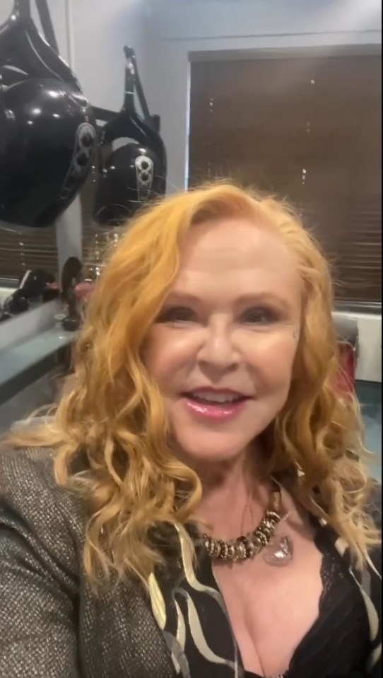 It came as the singer, 66, posted a series of videos to her Instagram page