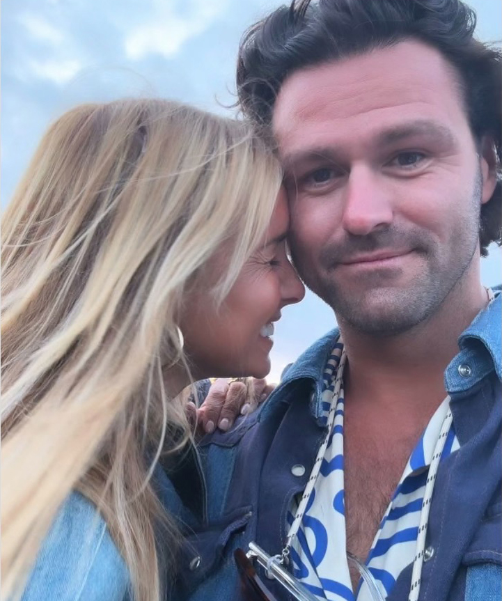 Louise was praised for looking 'so happy' with her new relationship