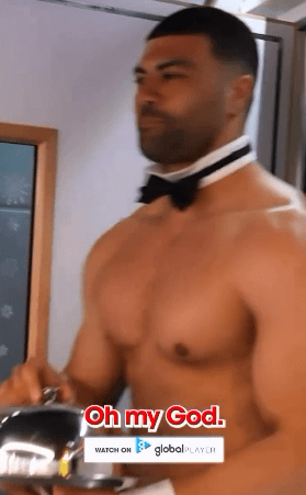 Blade works as Butler in the buff at hen parties in