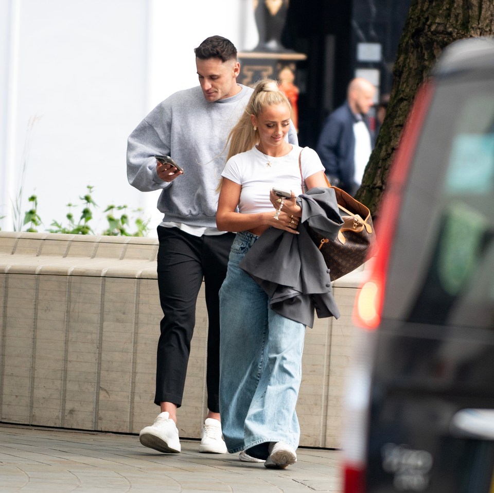 The duo looked close as they spent the day in London