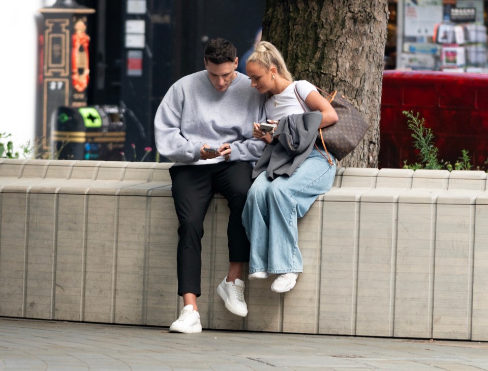 Mitchell and Abi looked really close as they enjoyed time together in London