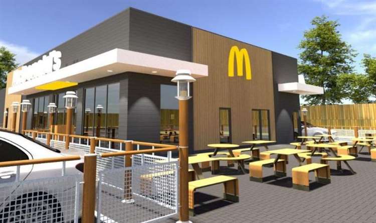 The proposed McDonald's site would offer 73 seats as well as space for nearly 30 cars