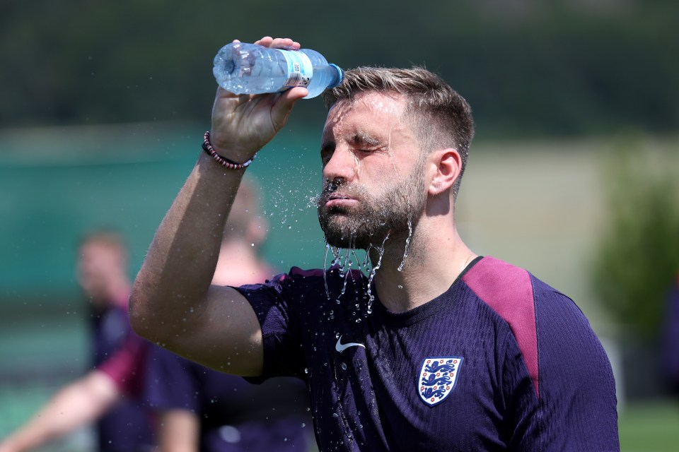 Luke Shaw is set to be on the bench for England's Euro semi-final against Holland