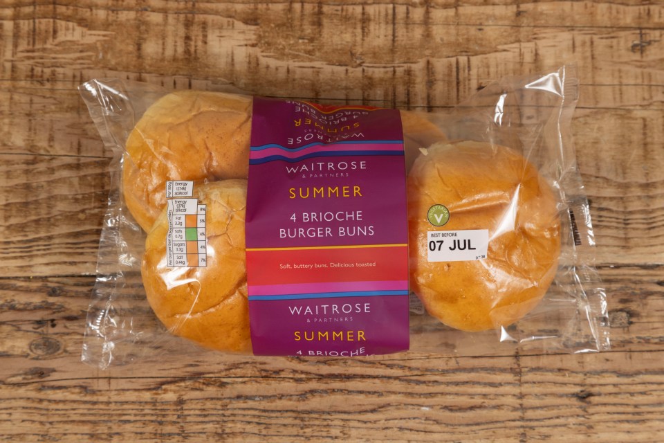 Waitrose Summer Brioche Burger Buns