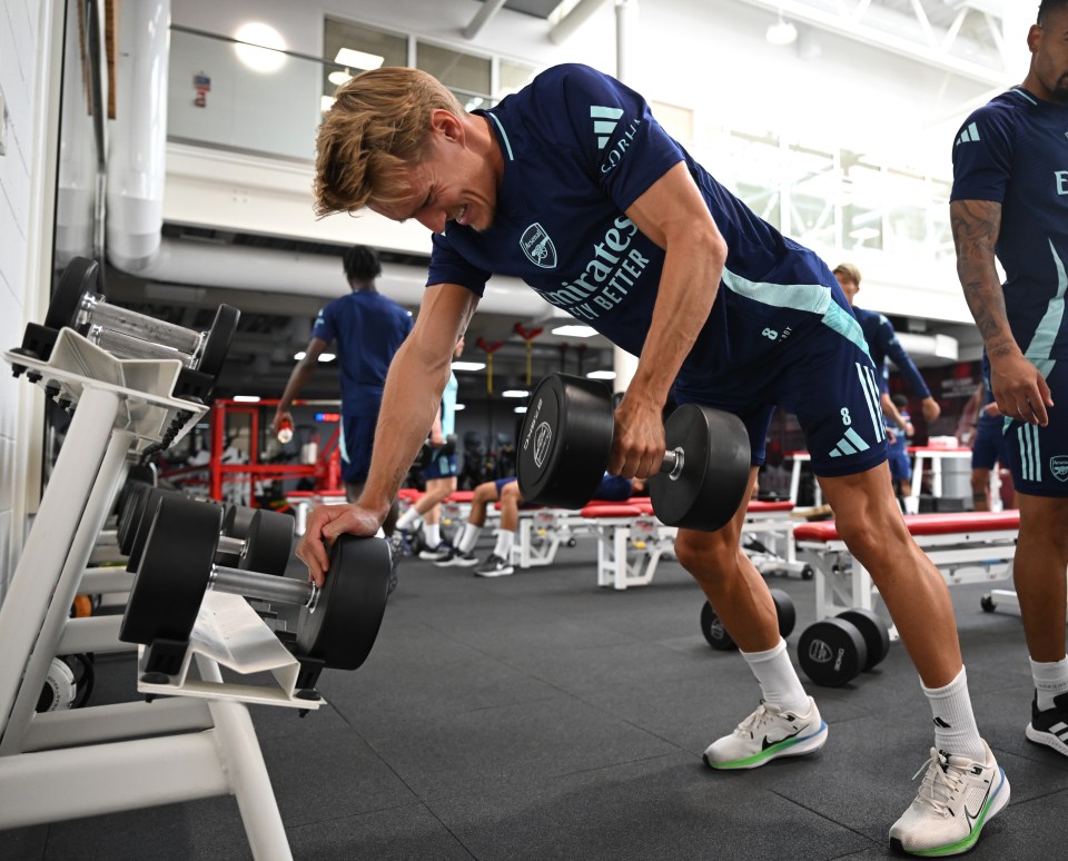 Odegaard is looking in fine shape