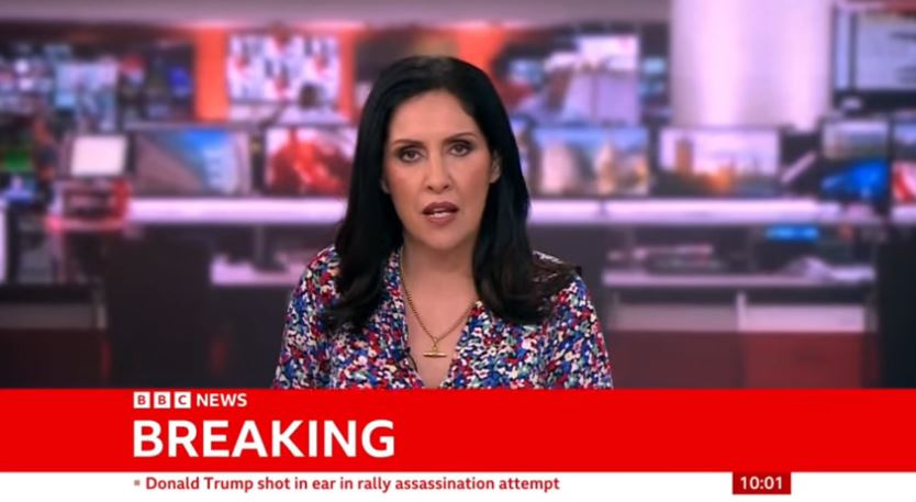 Maryam Moshiri on BBC news after Trump shooting