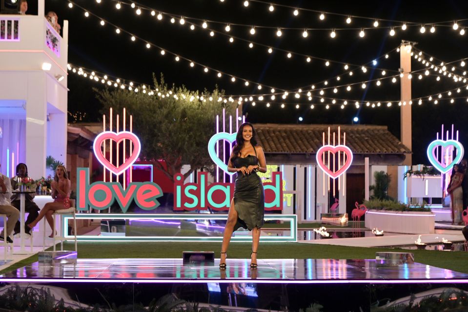 Maya started presenting Love Island last year