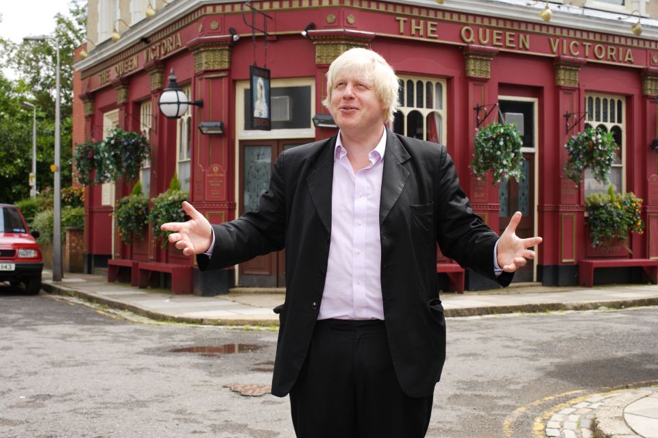 Boris was the Mayor of London when he made his appearance on EastEnders