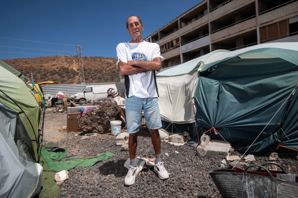 Miguel, along with many others, were evicted from a nearby residential building amid soaring rents