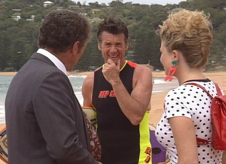 Michael Palin interrupted a romantic moment between Donald and Marilyn to ask about sharks