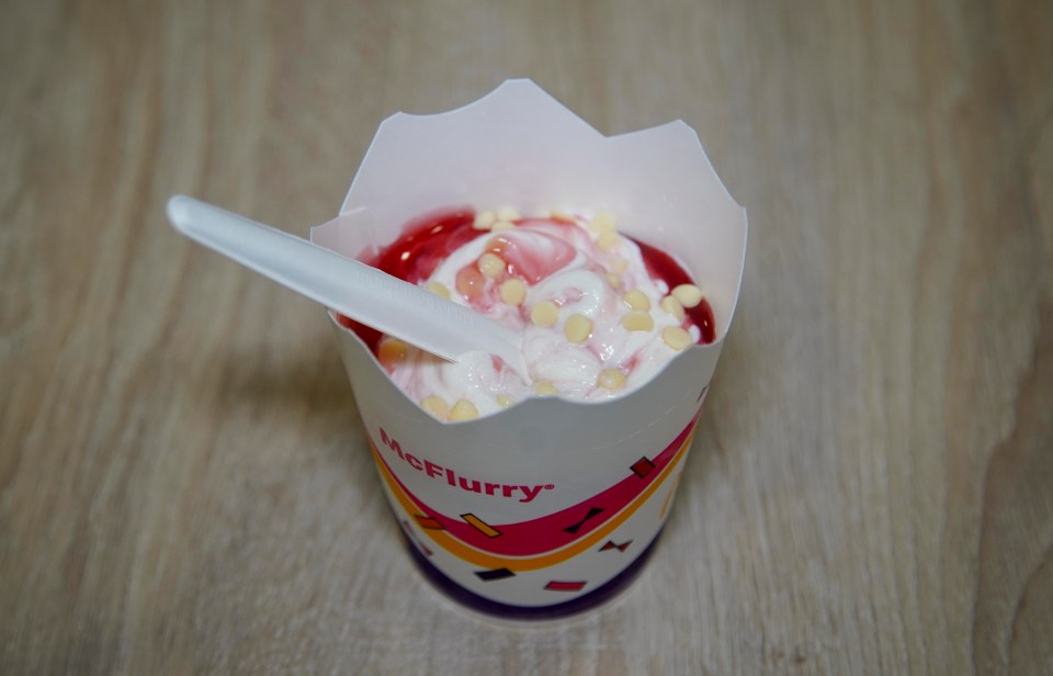 Reporter Sam Walker was surprised at how good the Milkybar McFlurry was