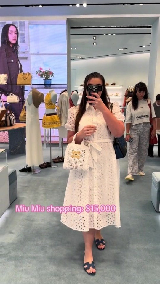 Jamal splashed £11,737 on her in Miu Miu