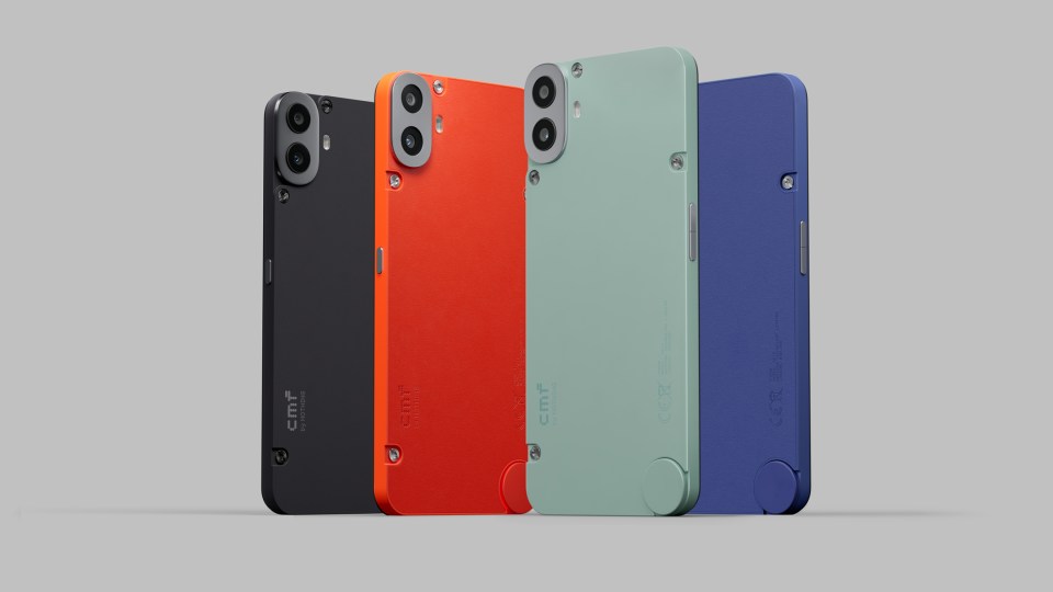 The new smartphone comes in four colours