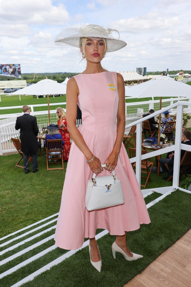 Riddle enjoyed a day out at Ascot last month