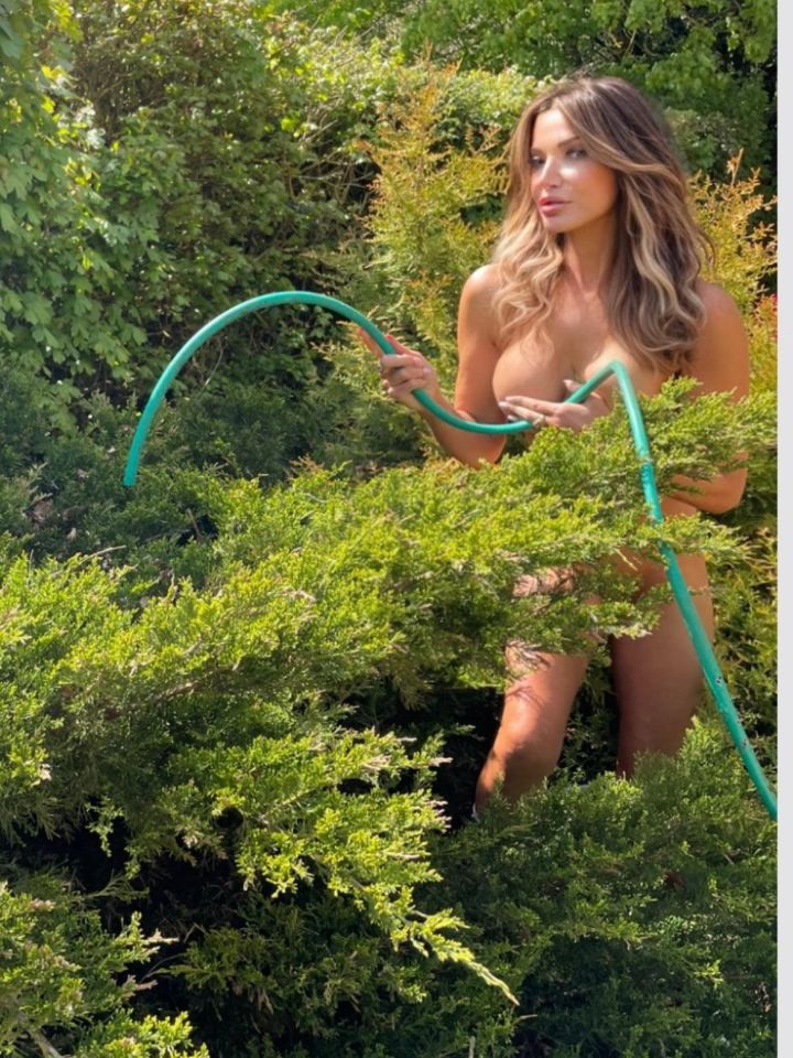 Lizzie Cundy values the "great health benefits" of gardening naked