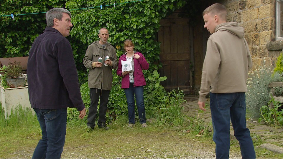 Cain Dingle demonstrates some tough love in an attempt to prepare Samson for prison