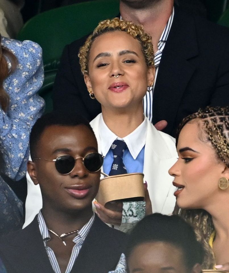 Nathalie Emmanuel enjoyed her day out at Wimbledon