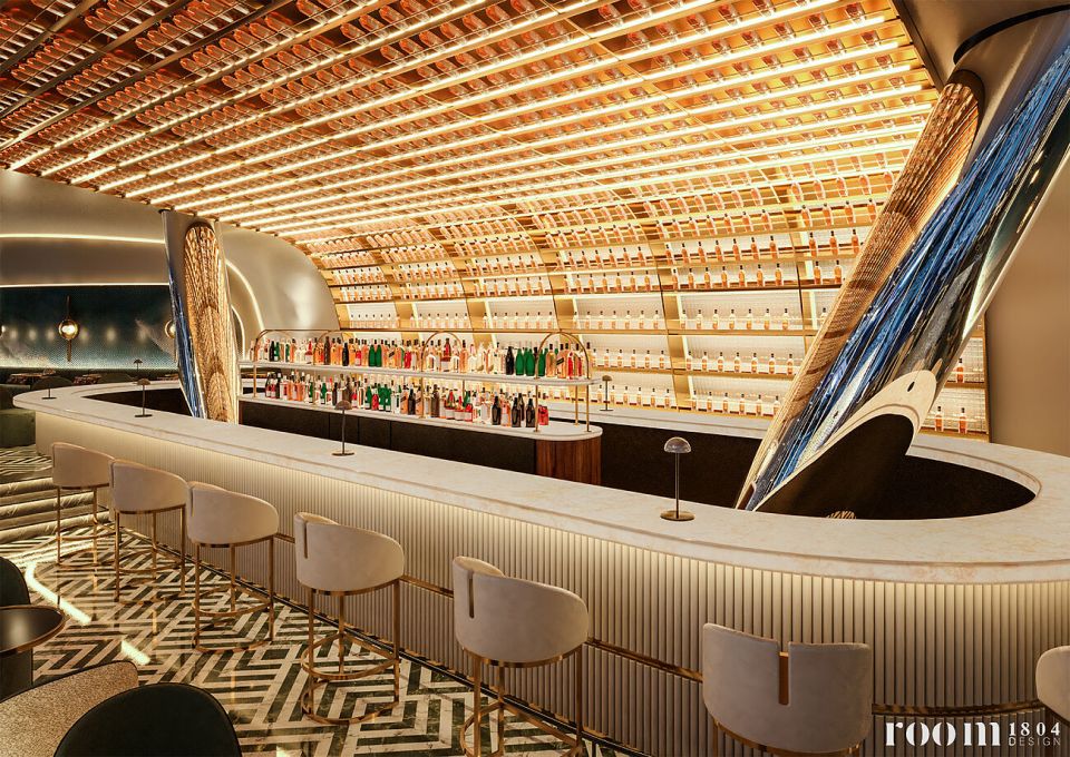 Plans unveiled a swanky new bar for fans