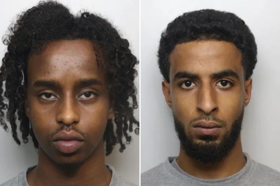 Khalid Nur (left) was the first charged with murder and soon after, Yaqhub Mussa incriminated himself