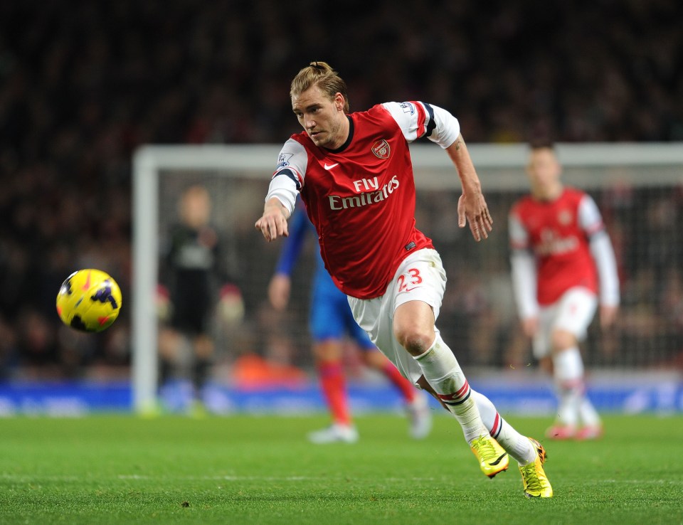 Bendtner spent nine turbulent years with Arsenal