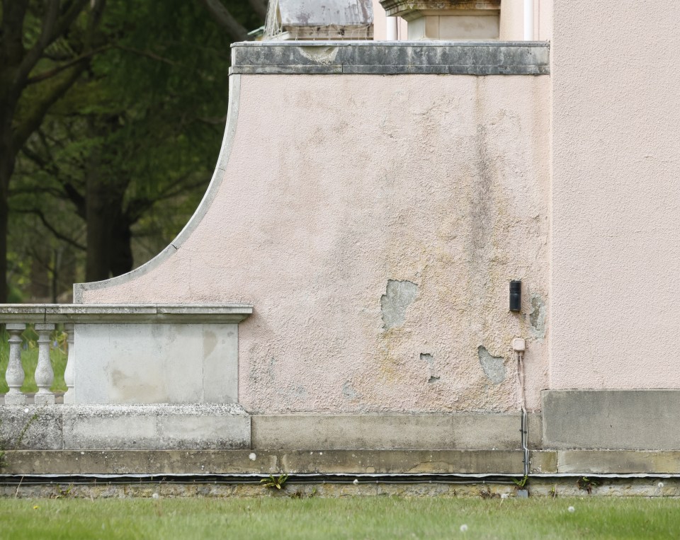 The exterior of Royal Lodge is said to be ‘crumbling’ and in need of repair