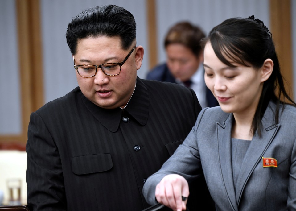 Kim Yo-jong has been seen numerous times with her brother in public, including here in 2017