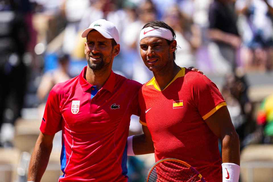 Novak Djokovic knocked Nadal out of the singles on Monday