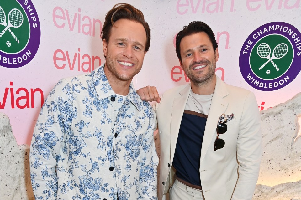 Olly Murs and Mark Wright headed to the tennis together