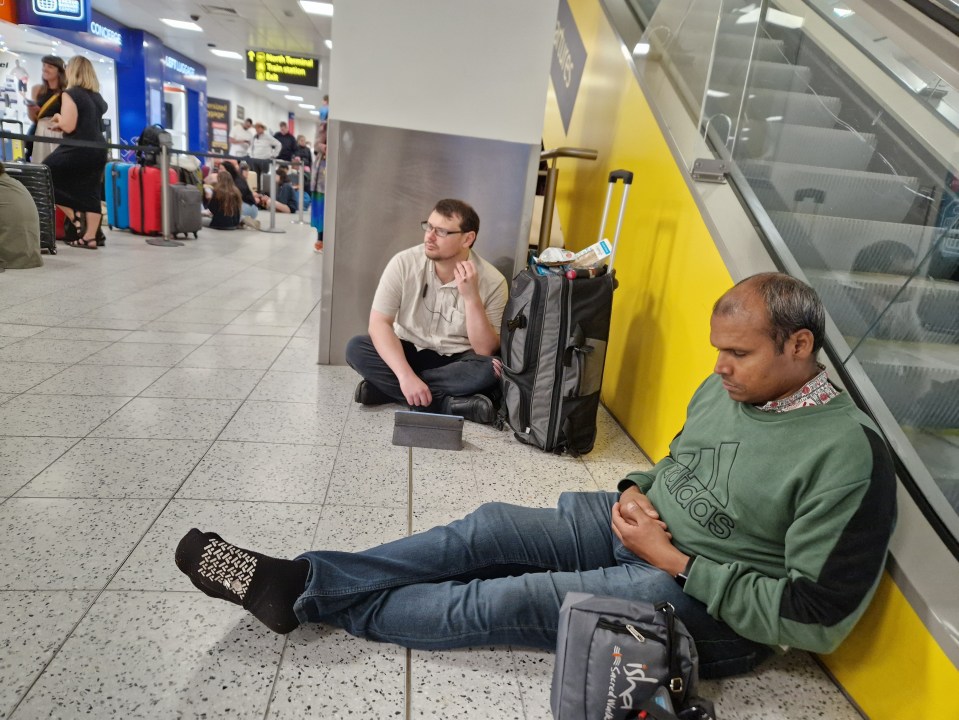 Passengers at Gatwick Airport have been left stuck for hours with no update on their travel