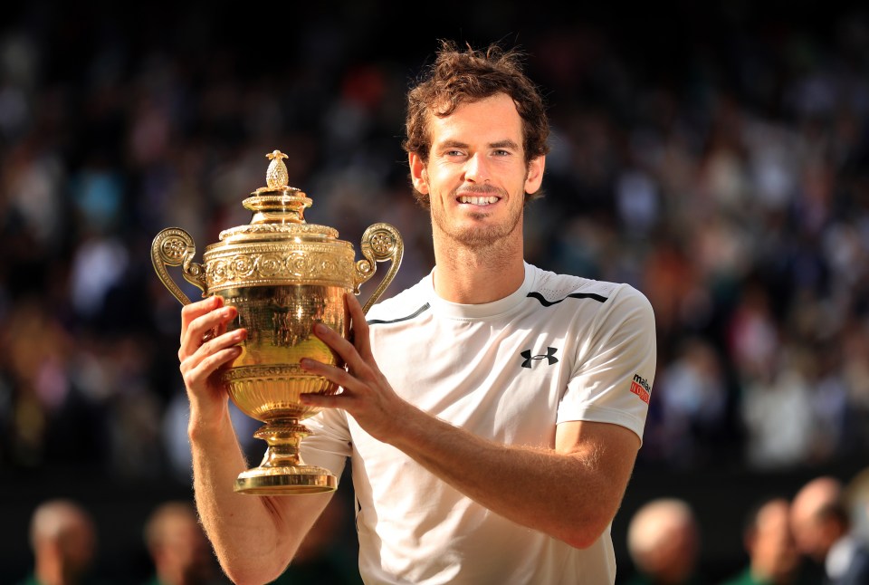 Murray winning Wimbledon twice came second