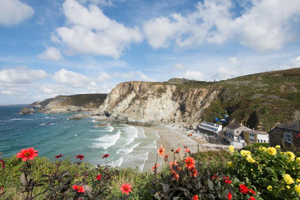 Trevaunance Cove is just a short walk away from the Peterville