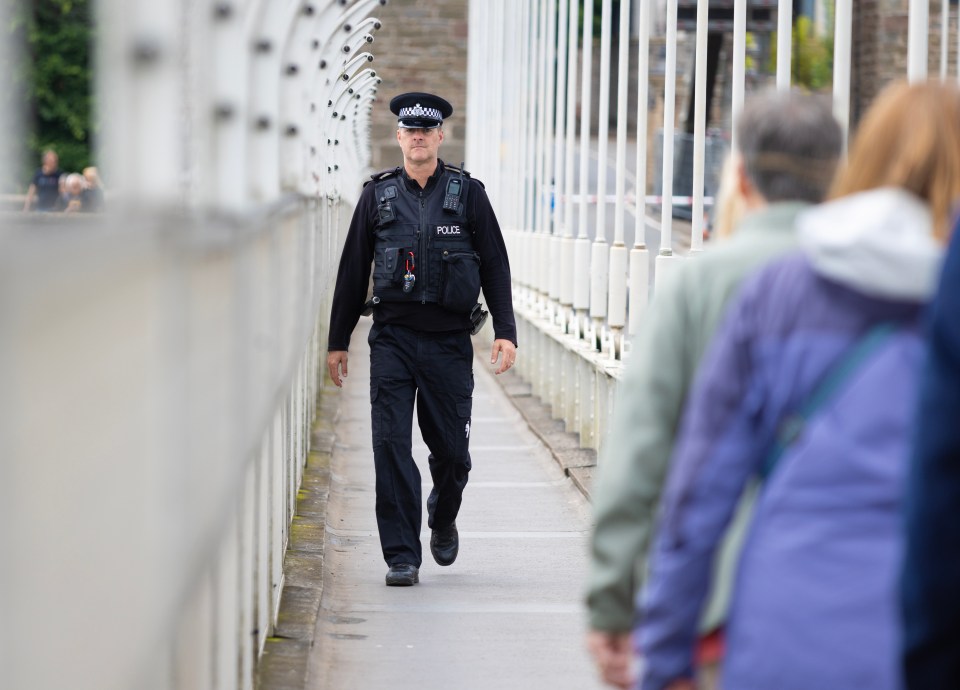 Police patrols have been taking place along the Clifton Suspension Bridge